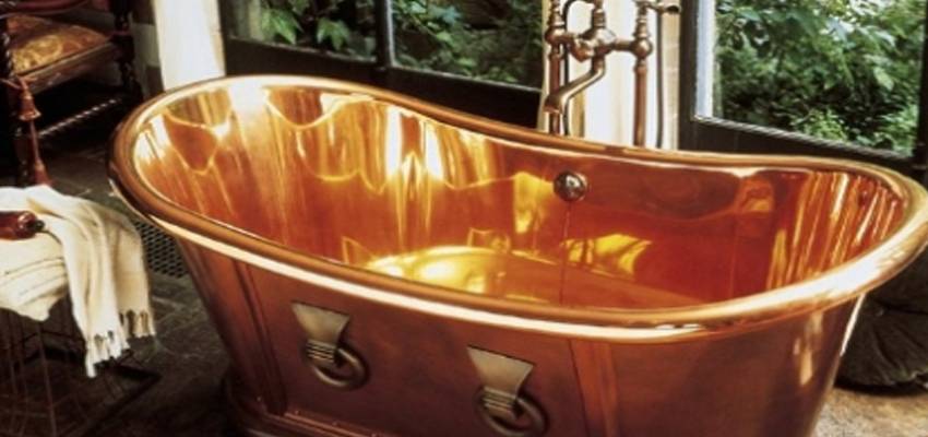 archeo copper bathtub