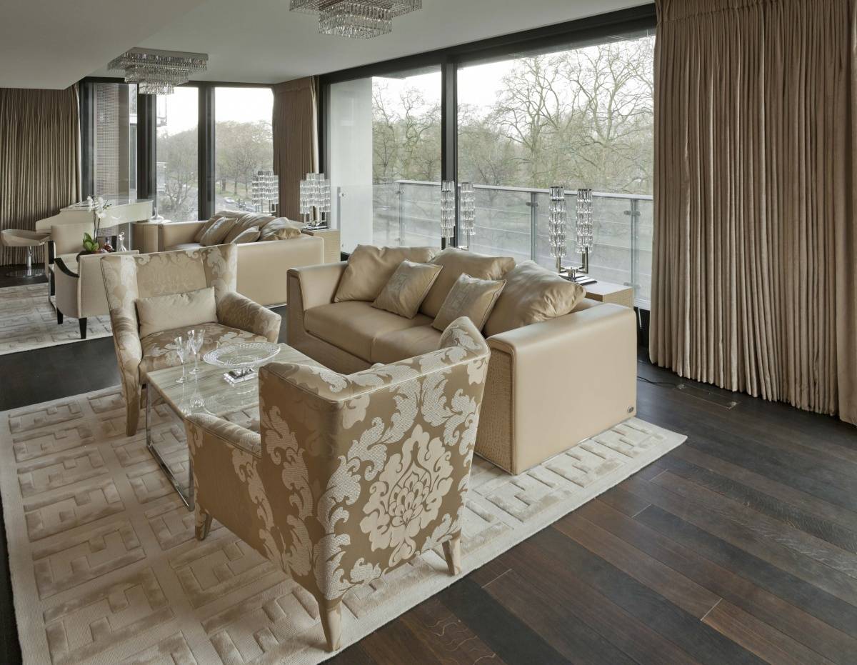 Fendi Casa -  Laetitia armchair and Prestige sofa