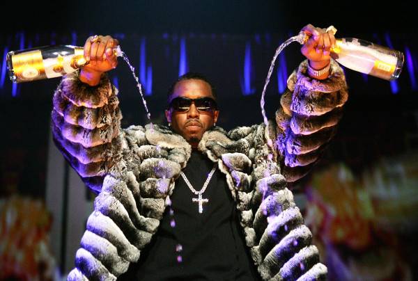 Diddy performs on stage in New Jersey.