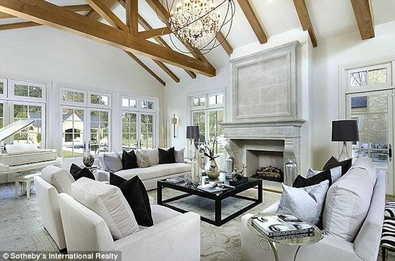 Living Room Kim Kardashian House Interior