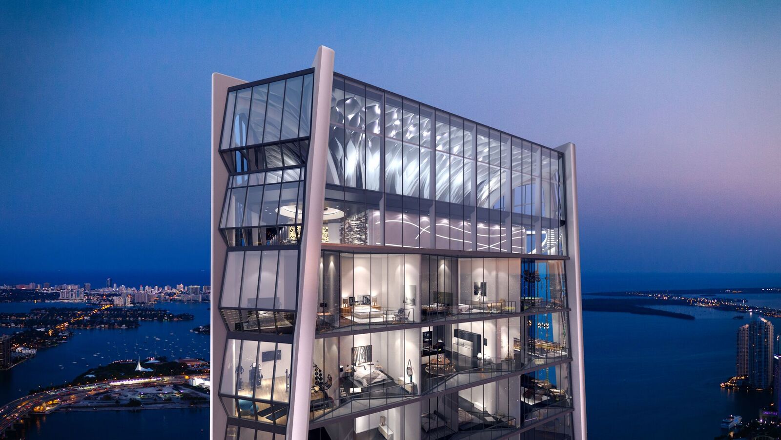 Full-Floor Apartment in Zaha Hadid’s One Thousand Museum Is Asking $20.485M