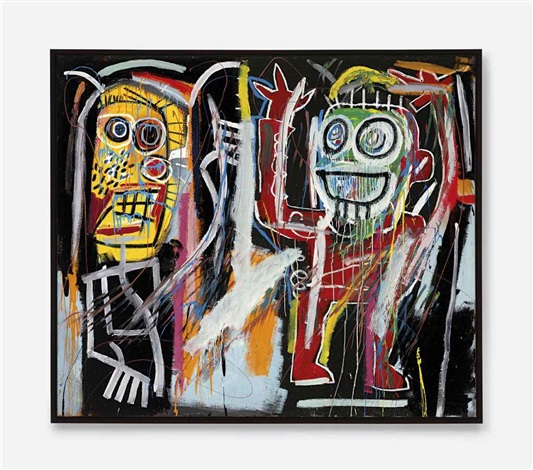 Jean Michel Basquiat Painting Dustheads