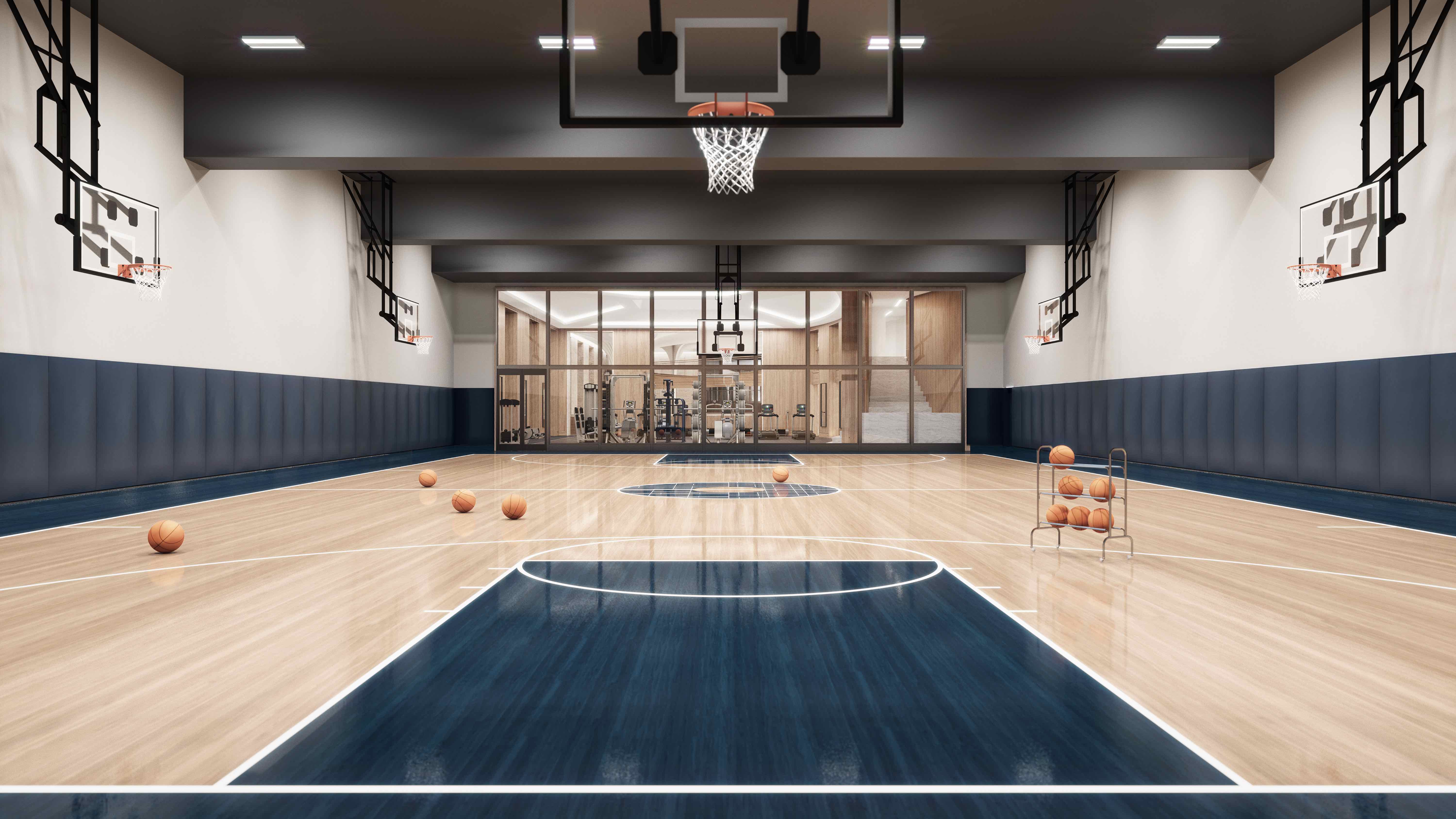 basketball court build