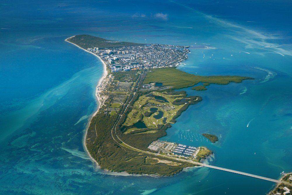 Key Biscayne oceanfront condominium corridor