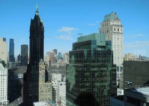 Skyline view of 500 Park Avenue