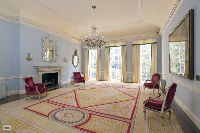 Brown Harris Stevens The Spanish Institute features ornate moldings throughout.