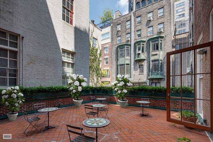 Queen Sophia Spanish Institute's garden terrace.