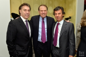 Edgardo Defortuna, Richard LeFrak, and Ugo Colombo
