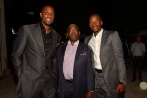 Alonzo Mourning, Bill Diggs, and Ray Allen