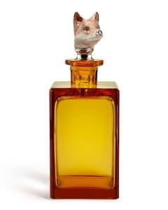Asprey Fox Amber Decanter
