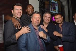 Usain Bolt, Rick de la Croix, Ricardo Guadalupe, and Kamal Hotchandani