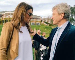 Gary Nesen catches up with long-time Sherwood golf member, and friend, Caitlyn Jenner