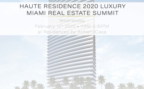 Haute Residence Real Estate Summit 2020 - save the date