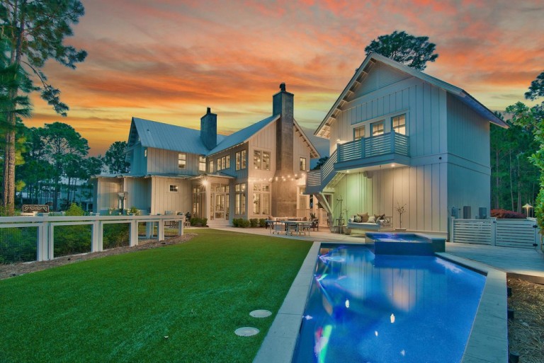 Corcoran Reverie Presents A Modern Architectural Home In Santa Rosa Beach