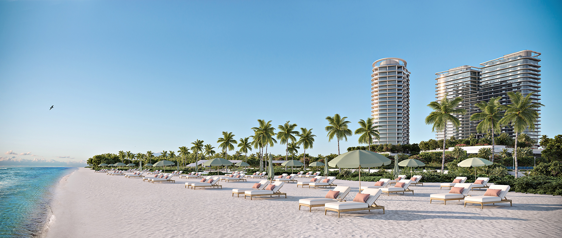 Beach club at The St. Regis Resort & Residences, Bahia Mar