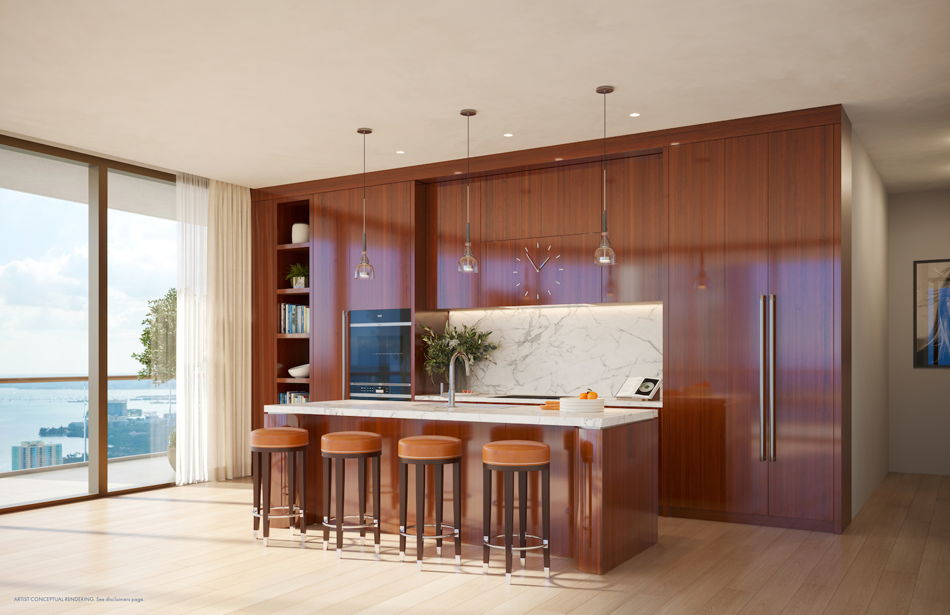 Cipriani Residences Miami hospitality-grade lobby and concierge area