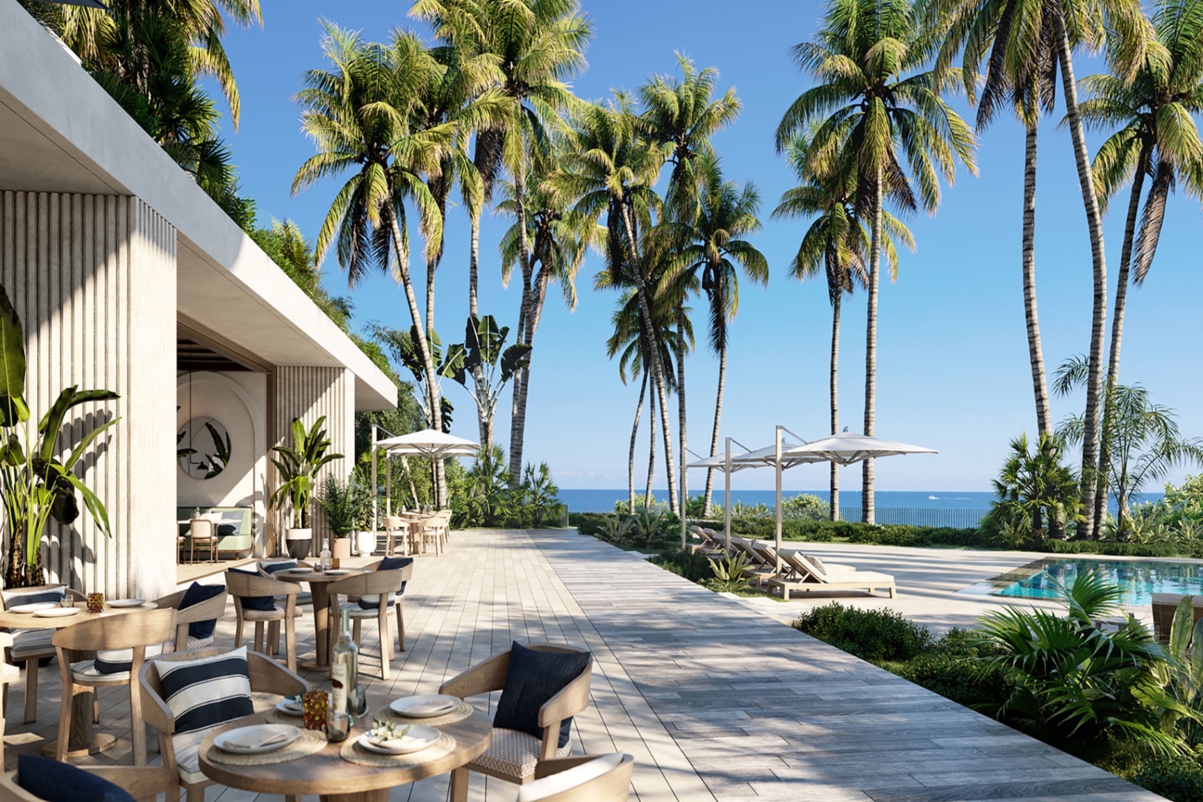 Nota at The Perigon, the building's exclusive oceanfront restaurant by Michelin-starred Chef Shaun Hergatt