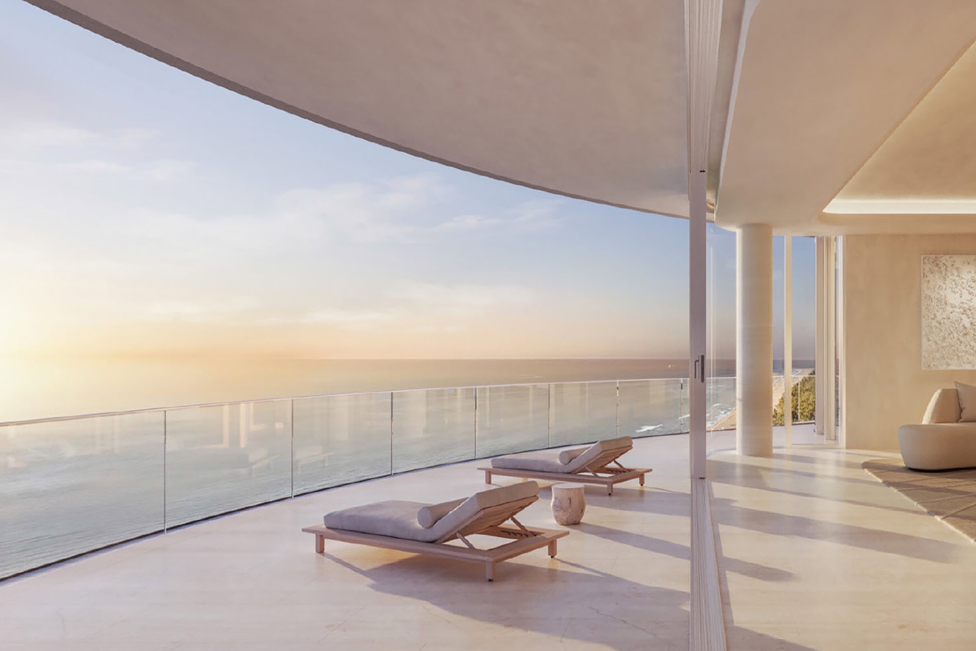 Shore Club Private Collection oceanfront penthouse terrace