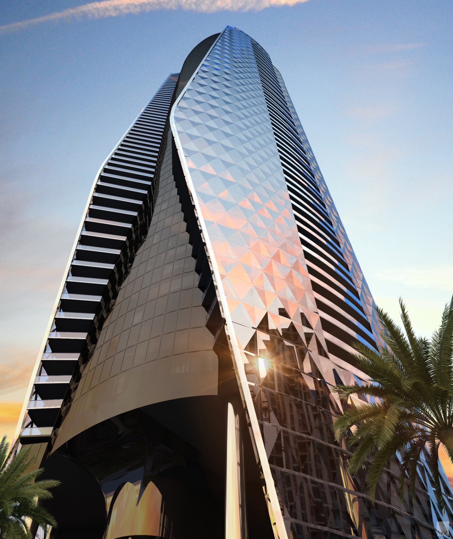 Bentley Residences Sunny Isles Beach tower architecture
